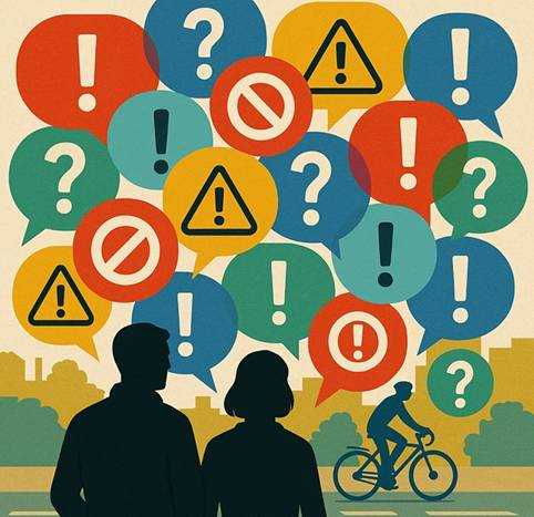 A group of people looking at a group of people with speech bubbles

AI-generated content may be incorrect.